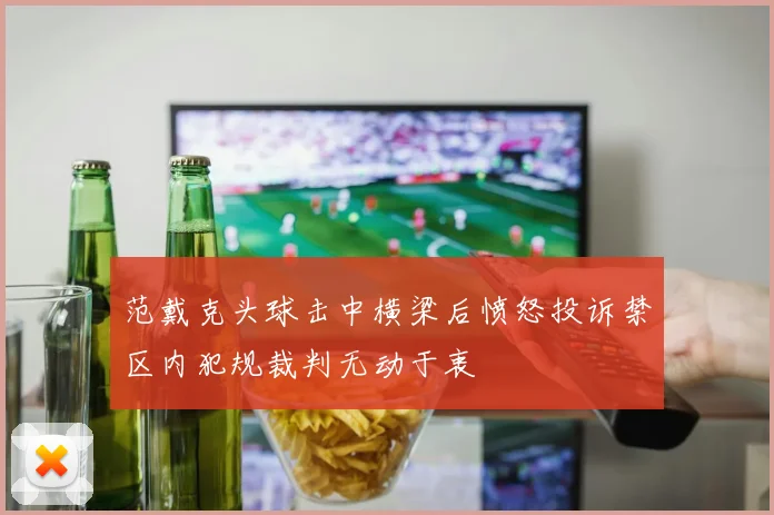 范戴克头球击中横梁后愤怒投诉禁区内犯规裁判无动于衷
